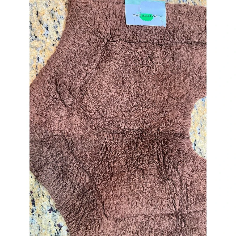 Home Weavers Waterford Contour Bath/Toilet Rug Chocolate, 20